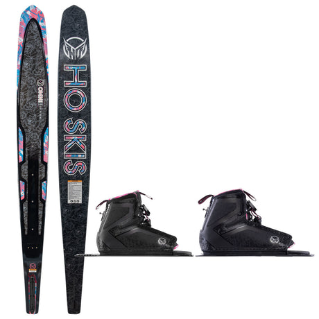 HO Women's Carbon Omni Slalom Ski w/ Double Women's Stance 110 Bindings