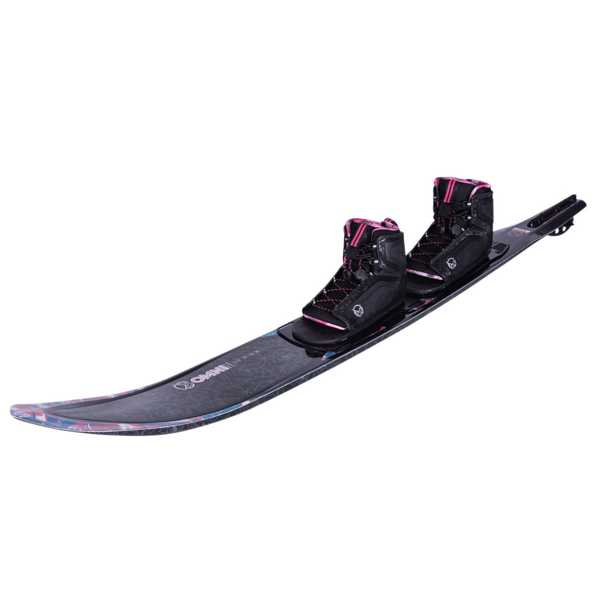 HO Women's Carbon Omni Slalom Waterski w/ Dbl Women's Stance 110 Bindings - 2022