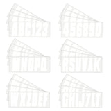 3" Solid Block Registration Letter Kit- White