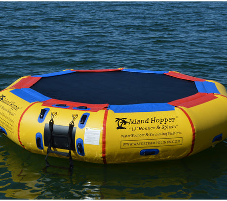 Island Hopper 13' Bounce & Splash Water Bouncer