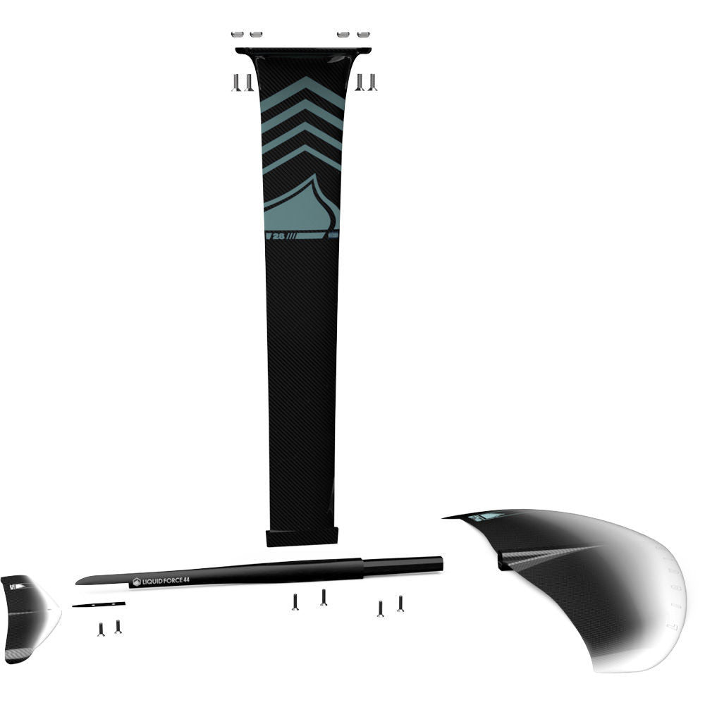Liquid Force Nebula Foilboard w/ Carbon Horizon Surf 155 Wakefoil Package - 2023