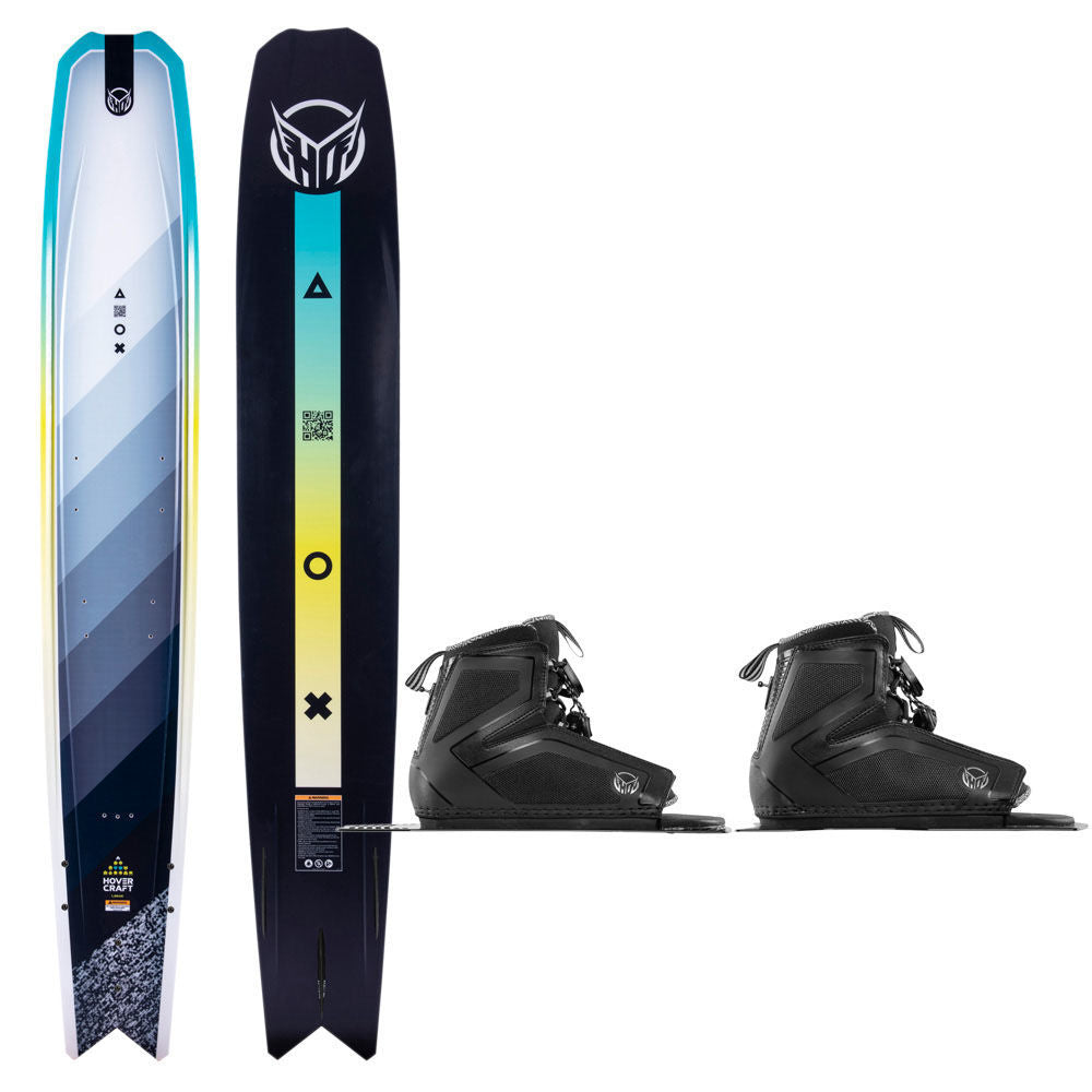 HO Hovercraft Teal Slalom Waterski w/ Double Stance 110 Bindings - 2023
