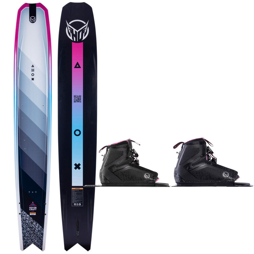 HO Hovercraft Women's Slalom Waterski w/ Dbl Stance 110 Bindings - 2023