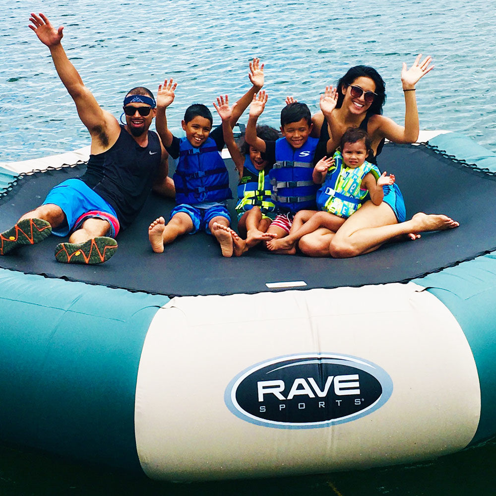 Rave water trampoline hotsell