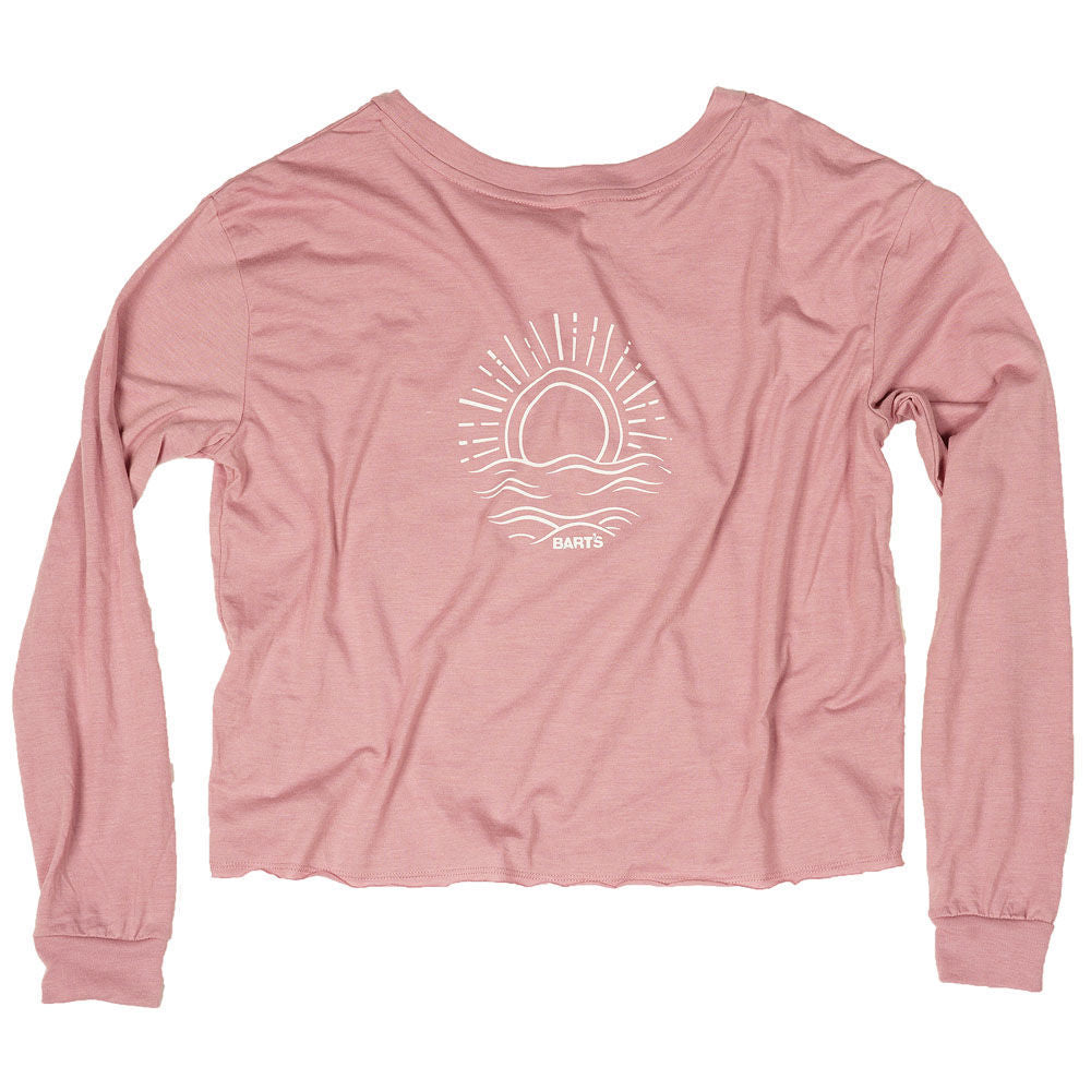 Bart's "Let's Go Surfing" Women's Long Sleeve Tee