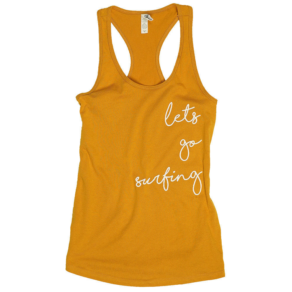 Bart's "Let's Go Surfing" Women's Tank