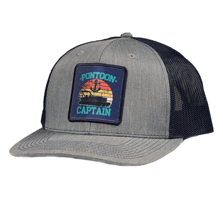 Pontoon Captain Trucker Hat - Blue